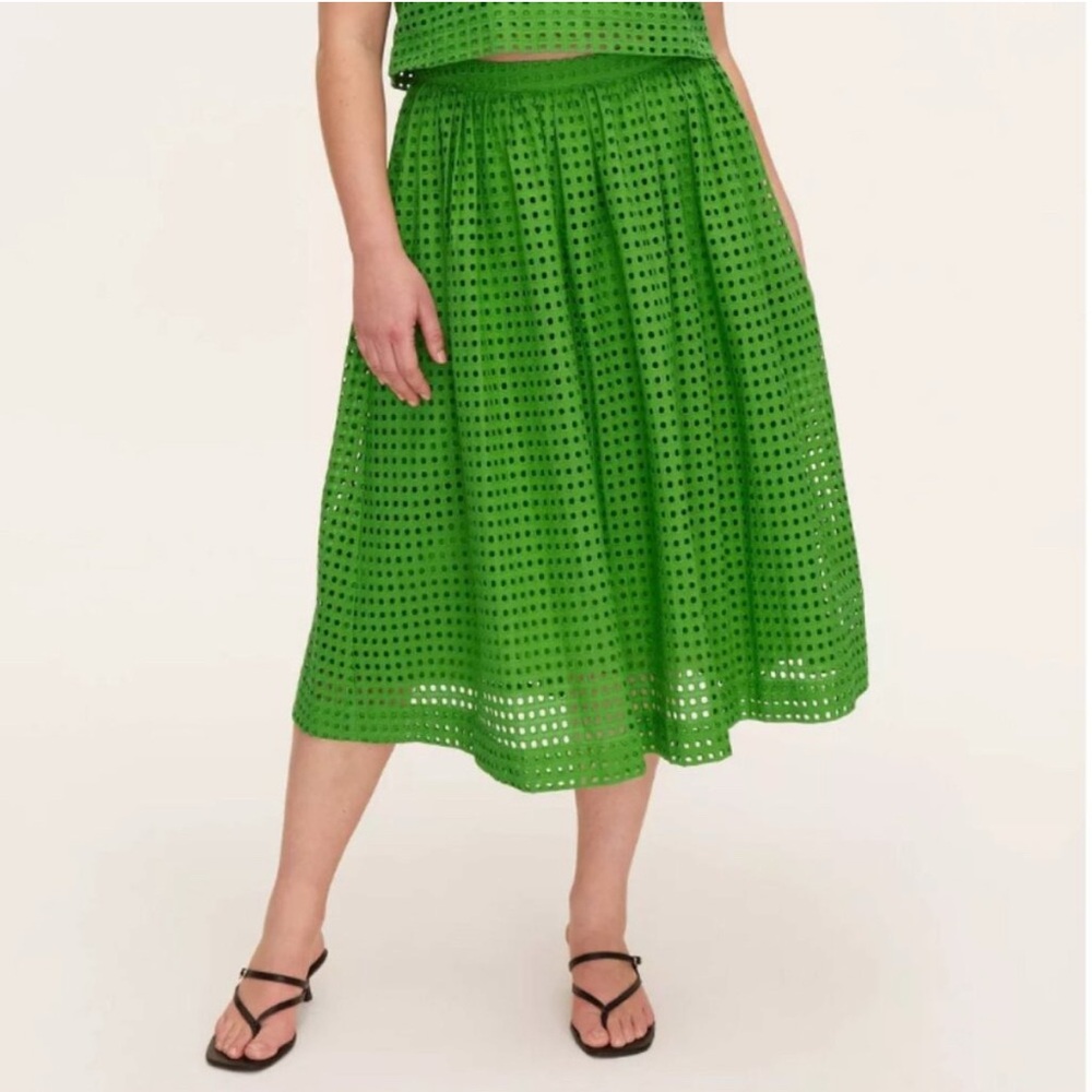 NWT Kate Spade New York & Target Green Eyelet Skirt Size Medium